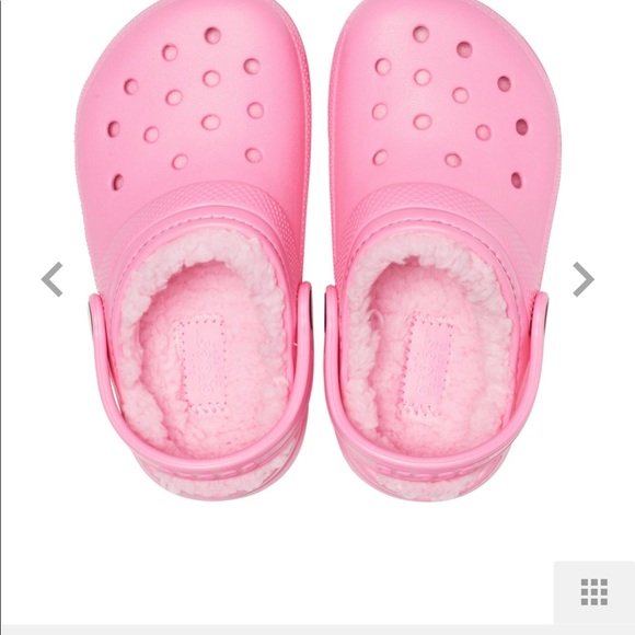 Crocs Kids' Classic Lined Clogs - Pink - Picture 7 of 8